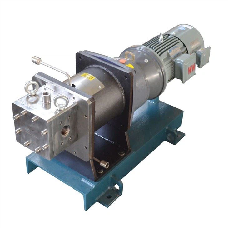 Oil Steam Heat System For Convey Paraffin Wax Gear Metering Pump